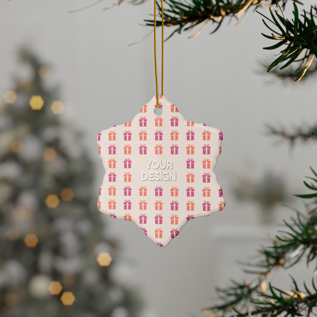 Personalized Ceramic Ornament (4 Shapes)