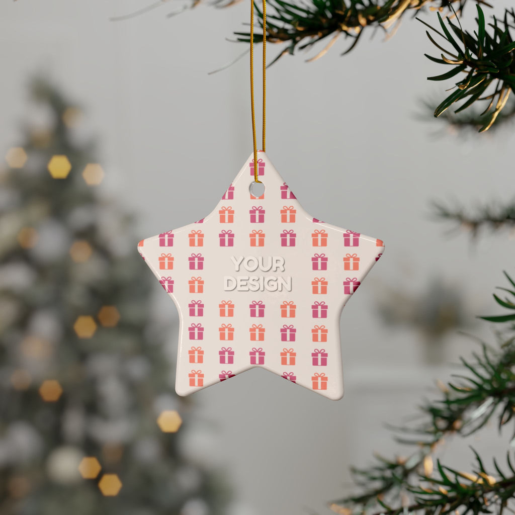 Personalized Ceramic Ornament (4 Shapes)