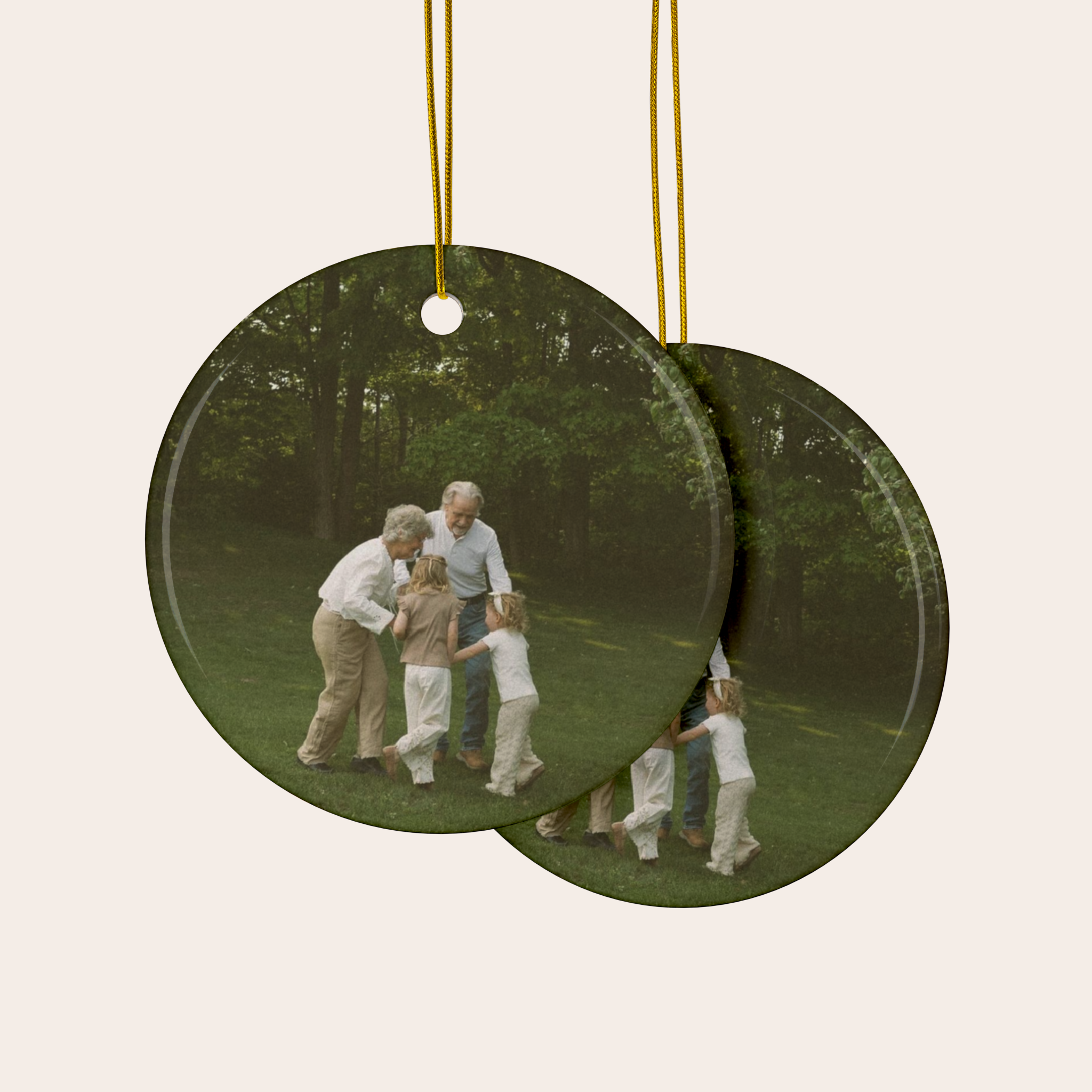 Personalized Ceramic Ornament (4 Shapes)