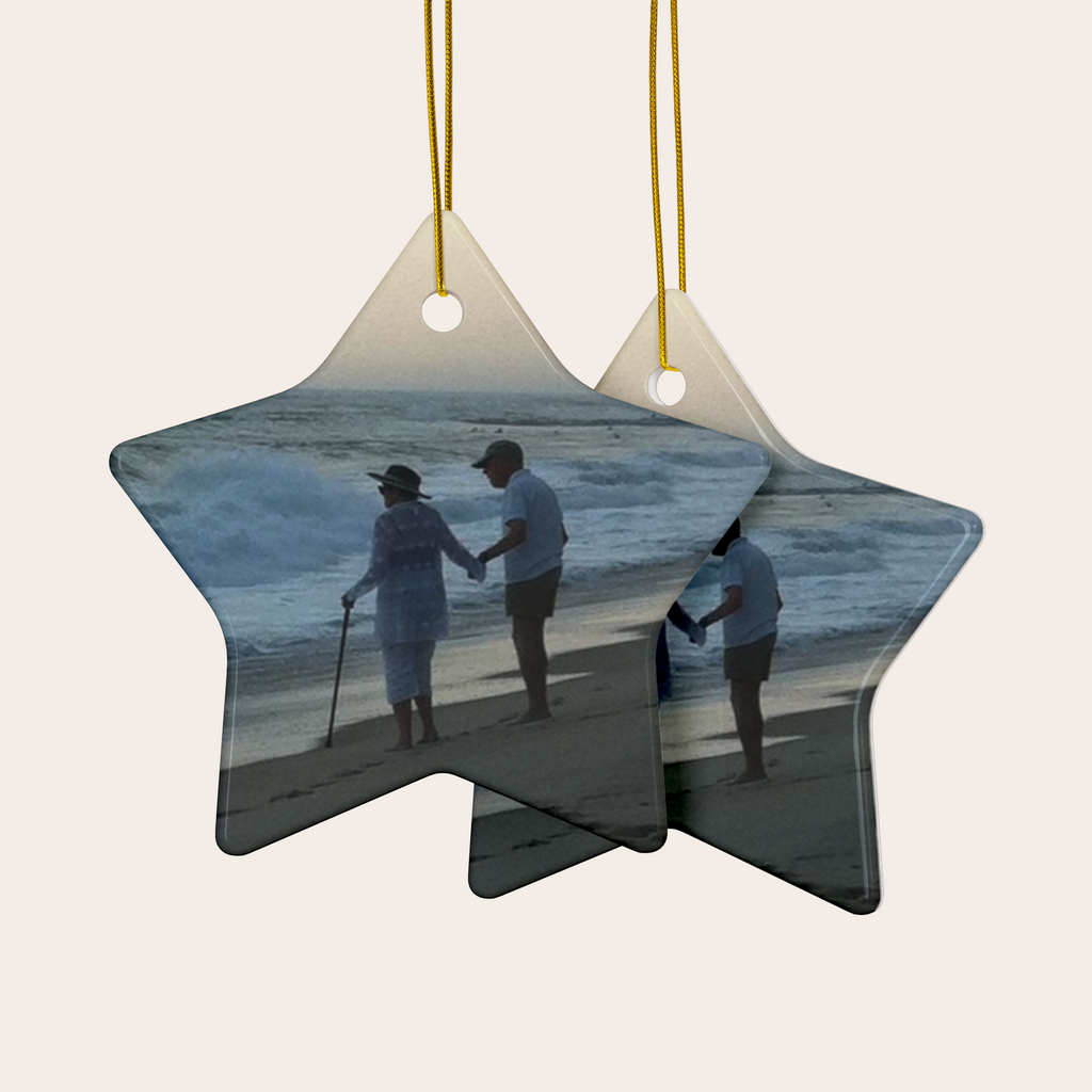 Personalized Ceramic Ornament (4 Shapes)